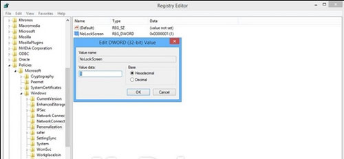 win 8系統(tǒng)禁用系統(tǒng)鎖屏登錄界面的方法介紹