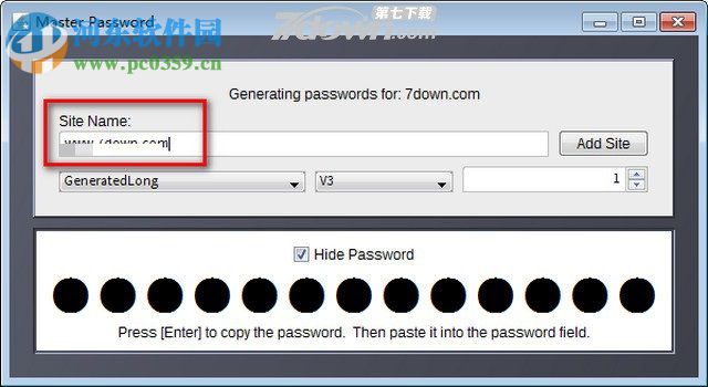 master password 使用方法