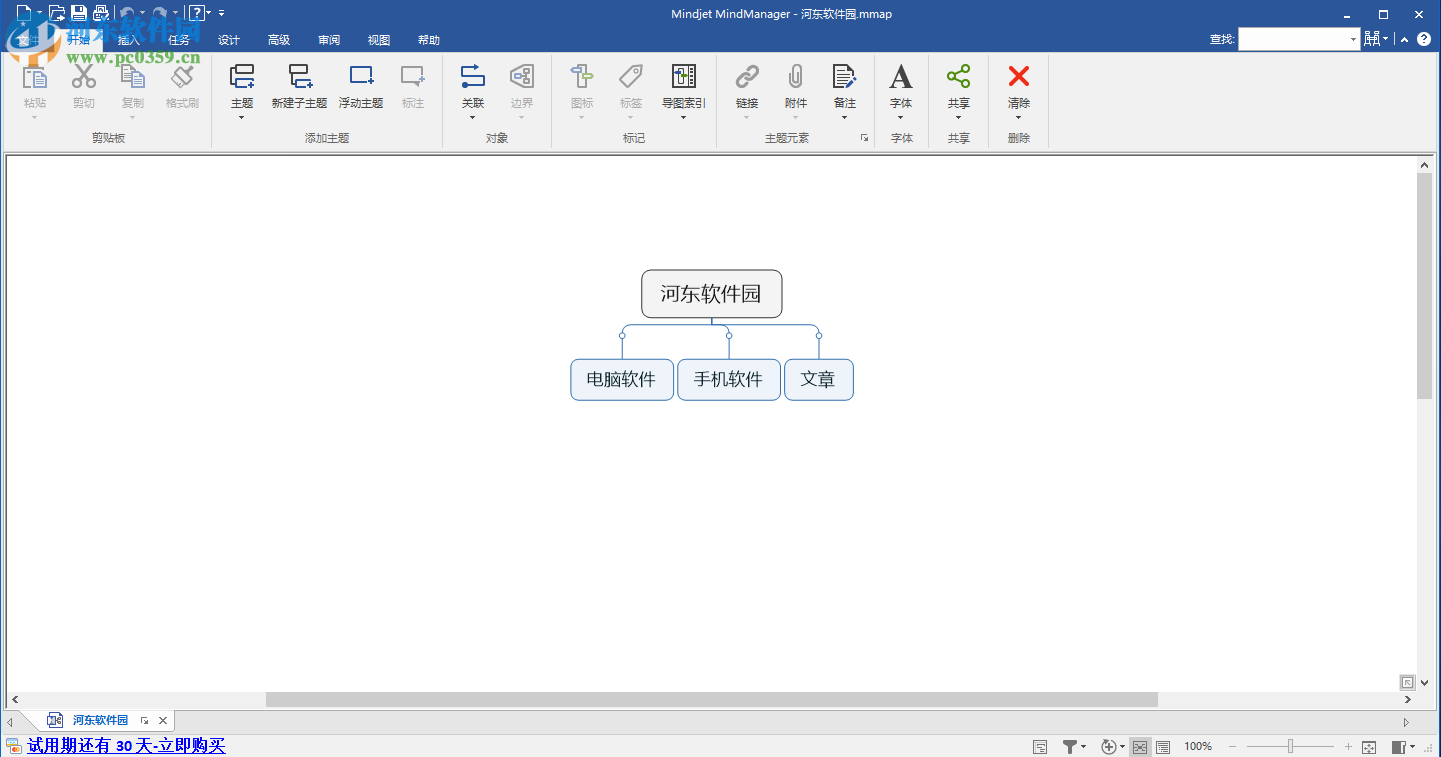 Mindjet MindManager Pro將思維導(dǎo)圖保存為PDF格式的方法