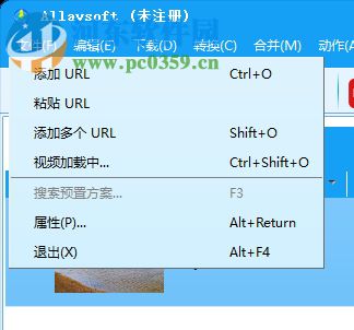 在allavsoft中批量下載網(wǎng)頁視頻的方法