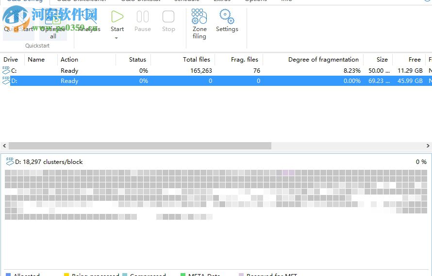 使用O&O Defrag 21清理電腦磁盤碎片的方法