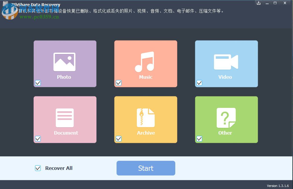 7thShare Data Recovery恢復(fù)電腦丟失數(shù)據(jù)的方法