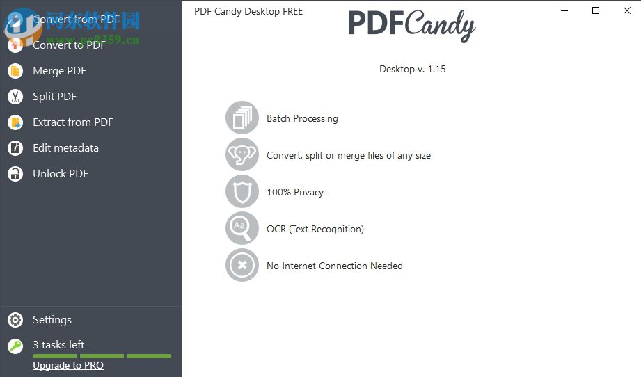 PDF Candy合并pdf文件的方法