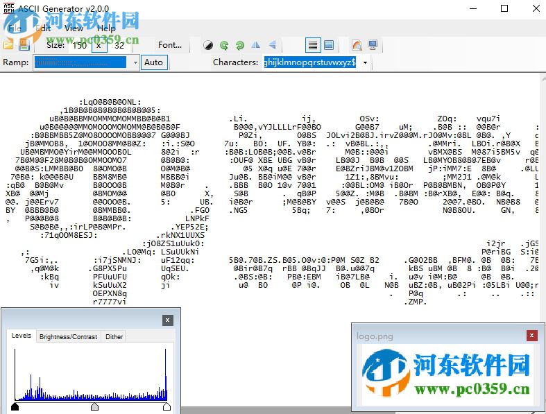 ASCII Generator將圖片轉換為ASCII的方法