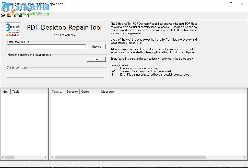 PDF Desktop Repair Tool修復(fù)pdf文件的方法