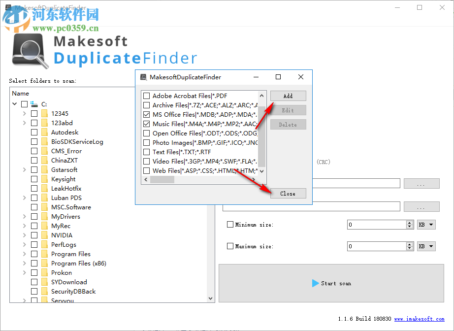 Makesoft DuplicateFinder查找重復(fù)文件的方法