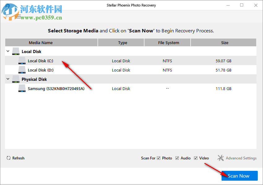 Stellar Phoenix Photo Recovery恢復圖片的方法