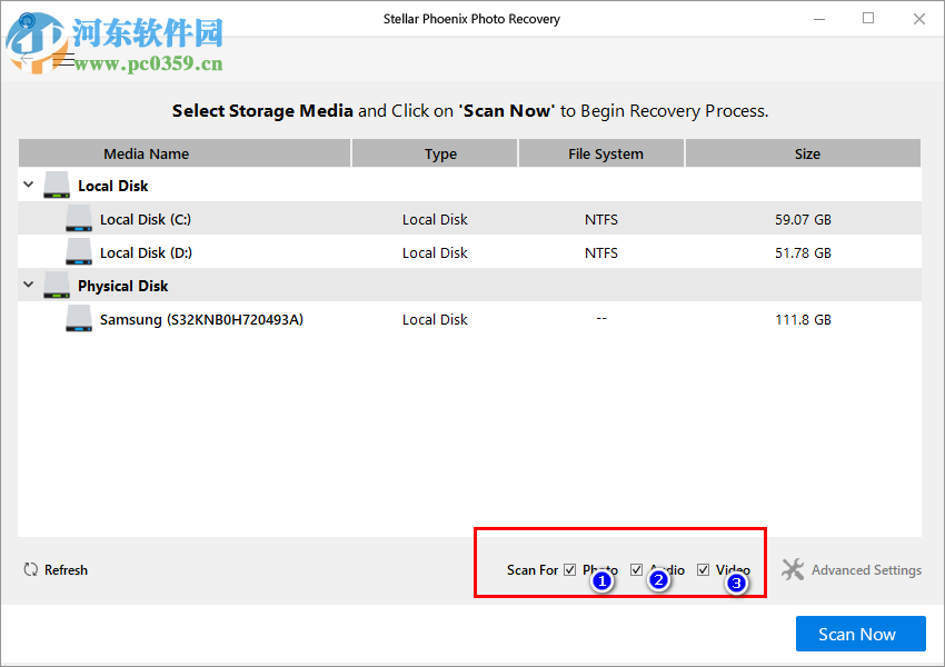 Stellar Phoenix Photo Recovery恢復圖片的方法