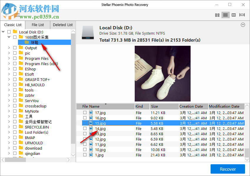 Stellar Phoenix Photo Recovery恢復圖片的方法