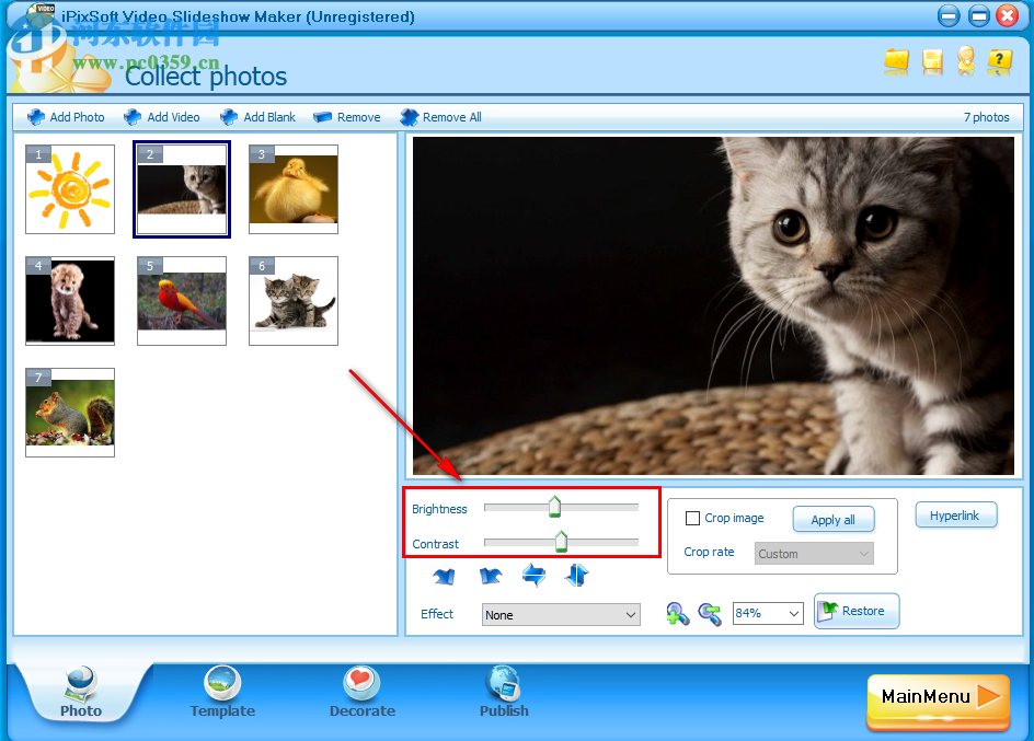 iPixSoft Video Slideshow Maker如何制作電子相冊