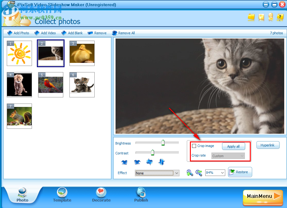 iPixSoft Video Slideshow Maker如何制作電子相冊