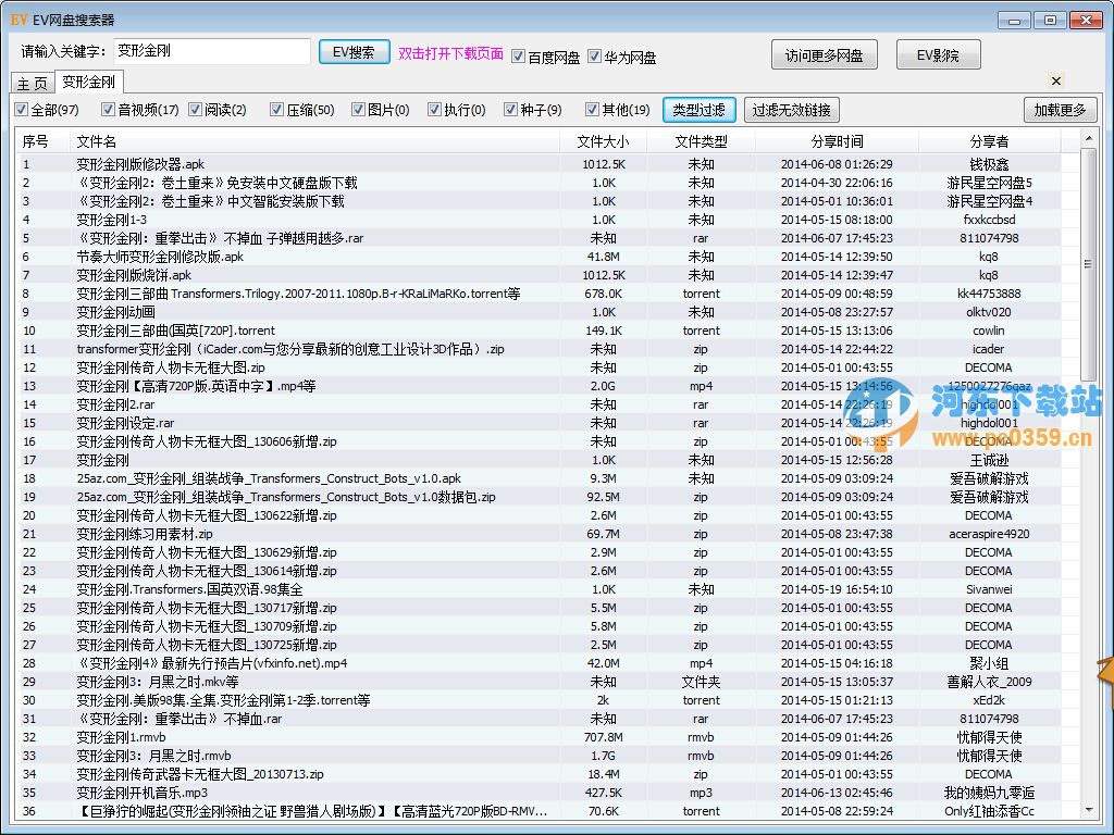 EV網(wǎng)盤(pán)搜索器v2.0.2.5純綠色版