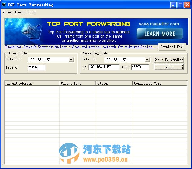 Tcp Port Forwarding(TCP端口轉(zhuǎn)發(fā)工具)1.1.4 官方版