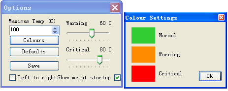 電腦硬件溫度檢測(cè)工具Temperature Taskbar 1.0 免費(fèi)版