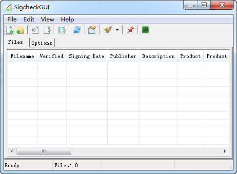 SigcheckGUI(批量檢查文件數(shù)字簽名) 1.0.7 官方綠色版