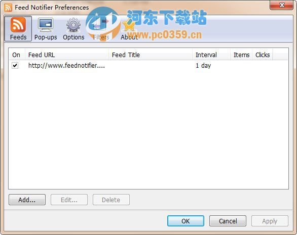 RSS閱讀器(Feed Notifier) 2.6 免費(fèi)綠色版