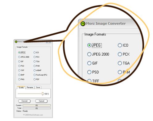 多功能圖片格式轉(zhuǎn)換器(Morz Image Converter) 2010+ 官方免費版