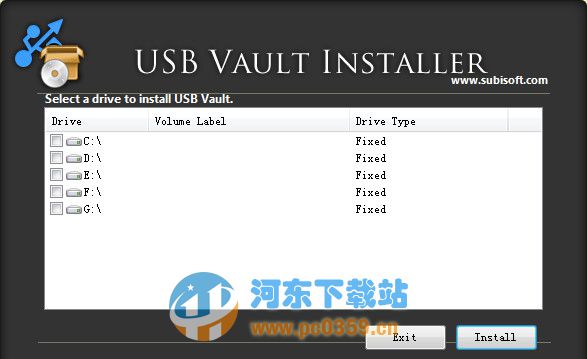 USB Vault(U盤加密工具) 1.1 綠色版