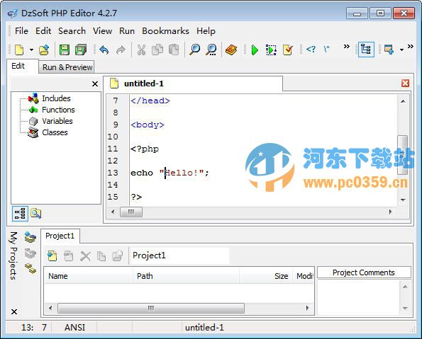 DzSoft PHP Editor(PHP網(wǎng)頁編輯器) 5.8.9.8 官方版