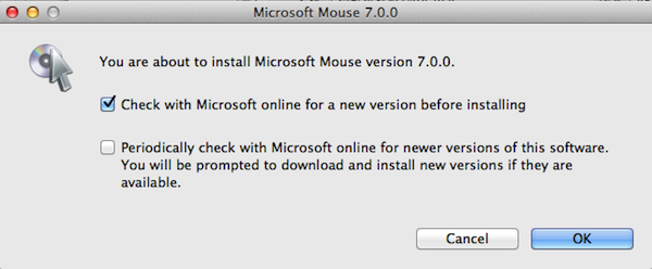 微軟鼠標驅(qū)動 for mac 7.0 官方版