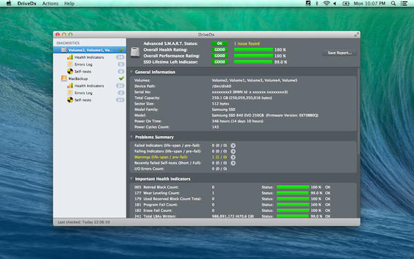 DriveDx mac版 1.4.2