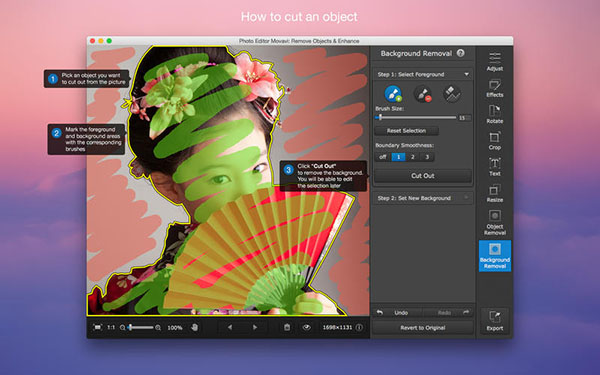 Photo Editor Movavi Mac版 3.0