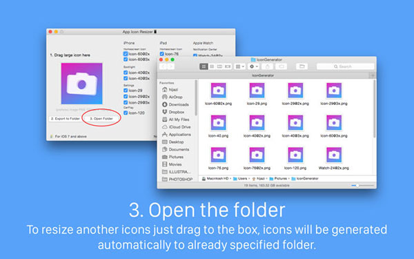 App Icon Resizer Mac版 1.1