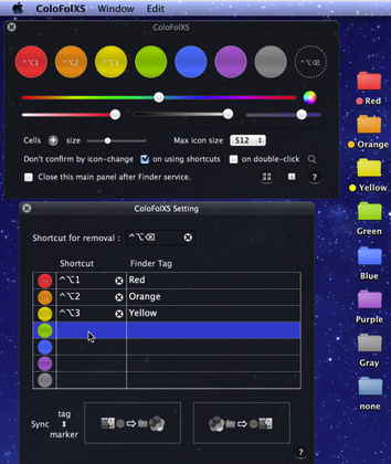 ColoFolXS for mac版 1.5