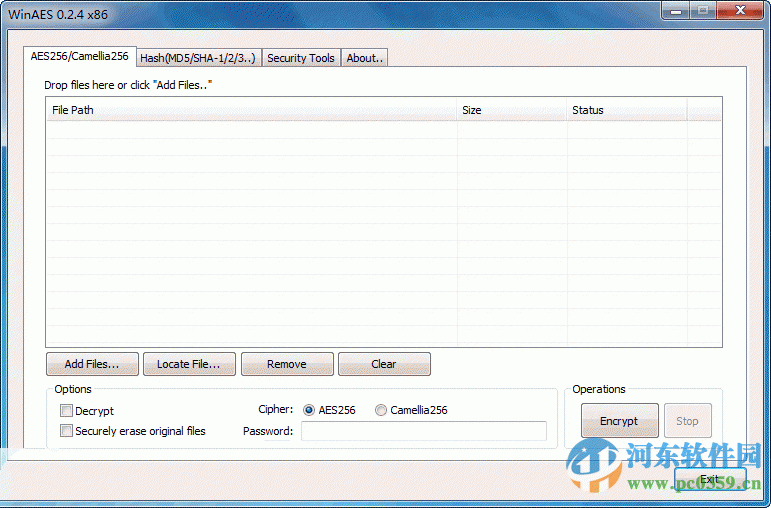 WinAES(超強文件加密軟件) 0.2.4 官方版