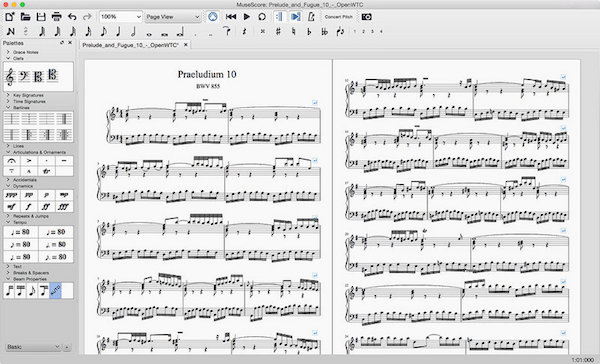 MuseScore for mac版 2.0.3.1