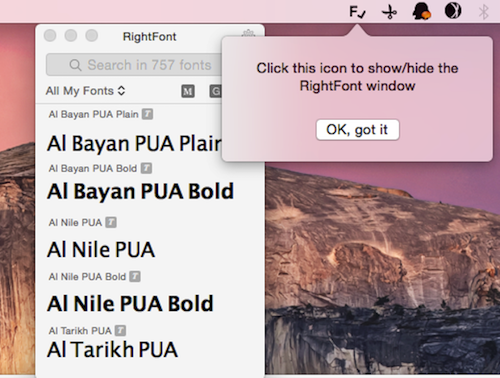 RightFont for mac版 3.2.0