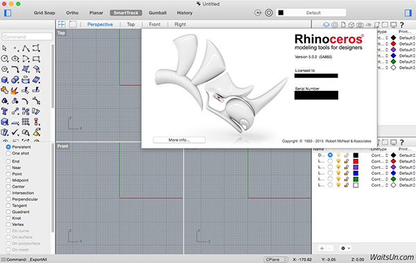 Rhinoceros Mac版 5.1.5