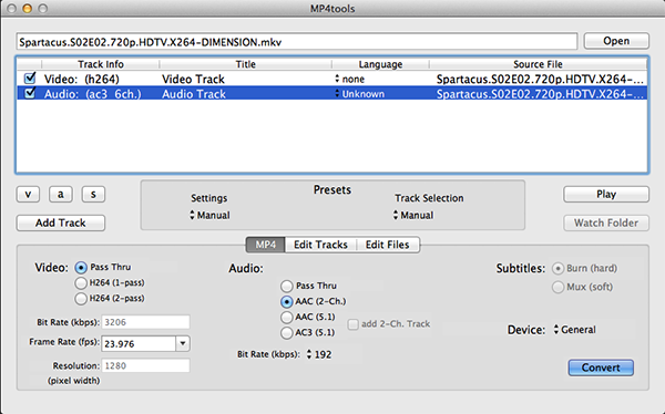 MP4tools for Mac版 3.5.3
