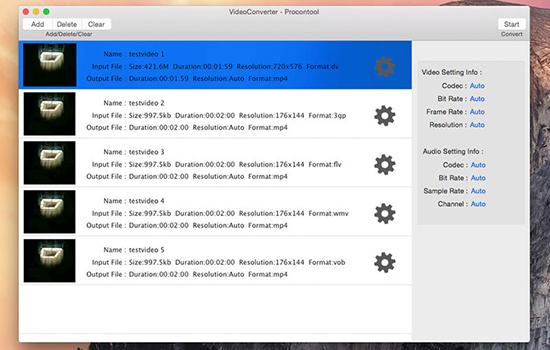VideoConverter Mac版 1.0