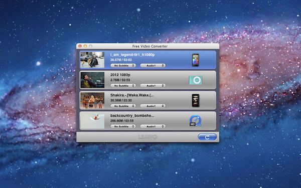 Free Video Converter for mac版 2.3.0
