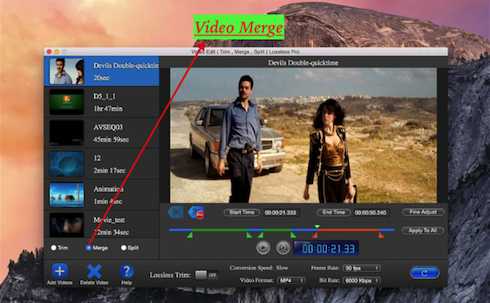 Video Edit Lossless Lite for Mac版 3.1.6