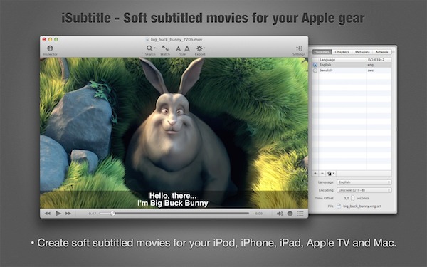 iSubtitle for mac免費(fèi)下載 2.9.1.1
