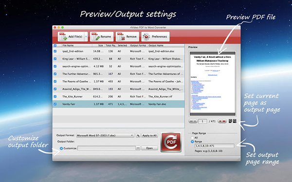 4Video PDF to Word Mac版 3.1.87