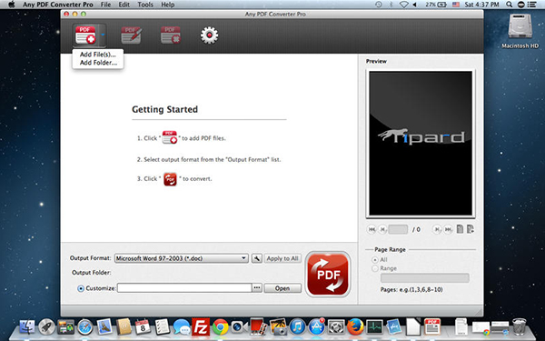 PDF萬能格式轉(zhuǎn)換器Mac版 3.0.53