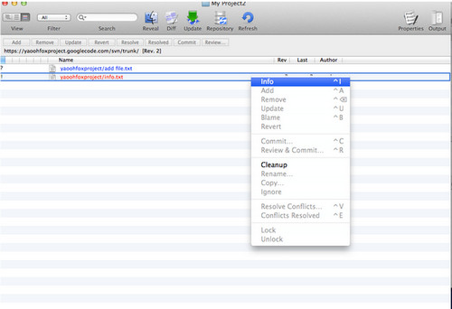 SvnX Mac版 1.3.4