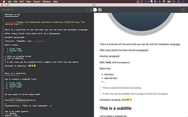 Markdown編輯工具Mac版 1.1.0