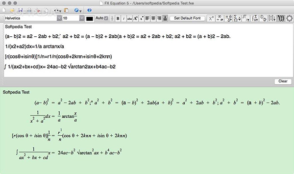 數(shù)學(xué)公式編輯器Mac版 5.008.5