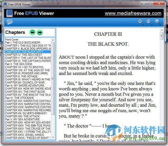 EPUB閱讀器PC電腦版(Free EPUB Reader) 1.1 官方版