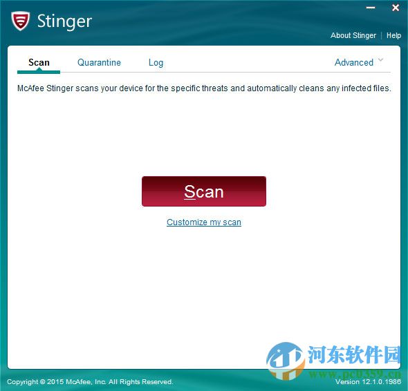 McAfee AVERT Stinger(殺毒軟件) 12.1.0.3272 免費(fèi)版