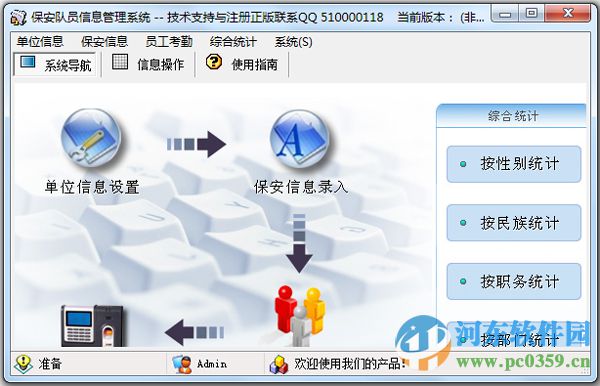 保安隊(duì)員信息管理系統(tǒng) 1.0 免費(fèi)版