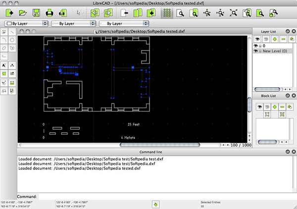 LibreCAD Mac版 2.0.9