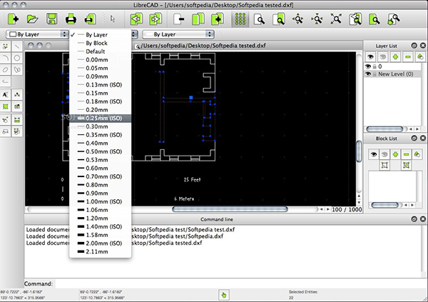 LibreCAD Mac版 2.0.9