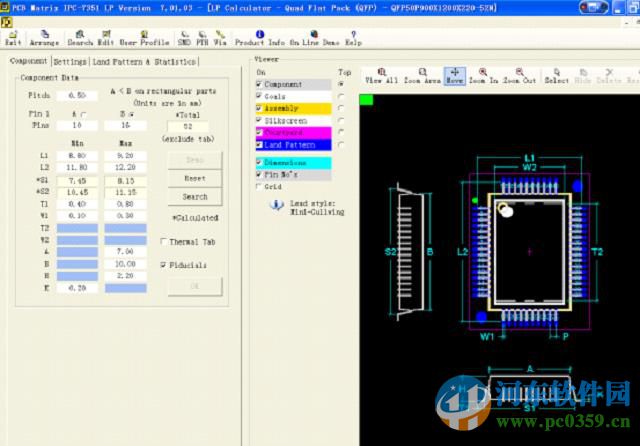 PCBM matrix LP CalculatorPCB(封裝計(jì)算工具) 2010 官方版