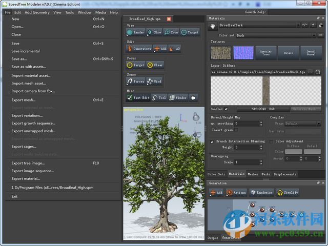 speedtree cinema下載 7.0.7 完美破解版