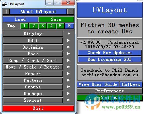 Headus UVLayout Por 2.09.00 破解版